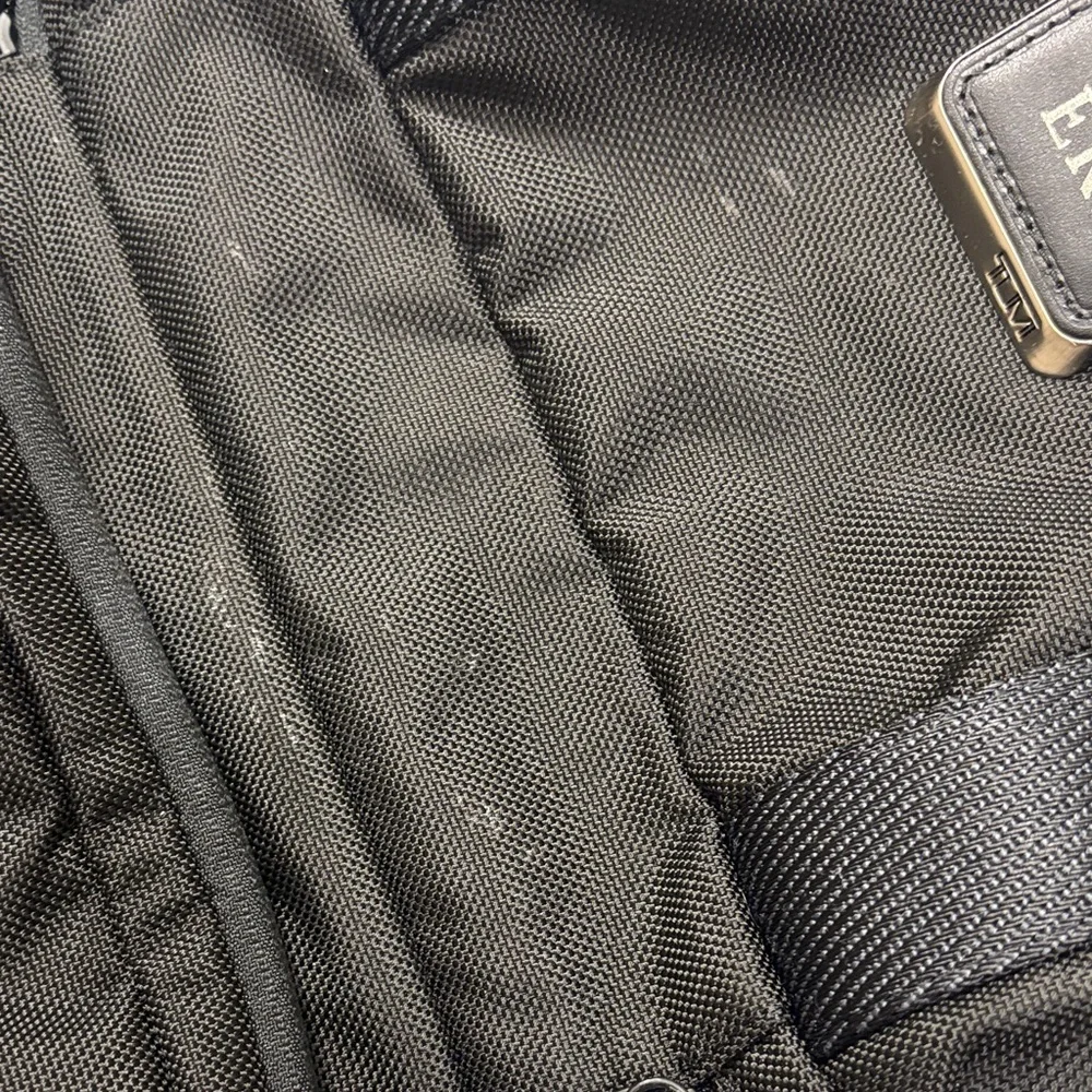 Tumi Black Men's Toiletry Bag with ERS Monogram